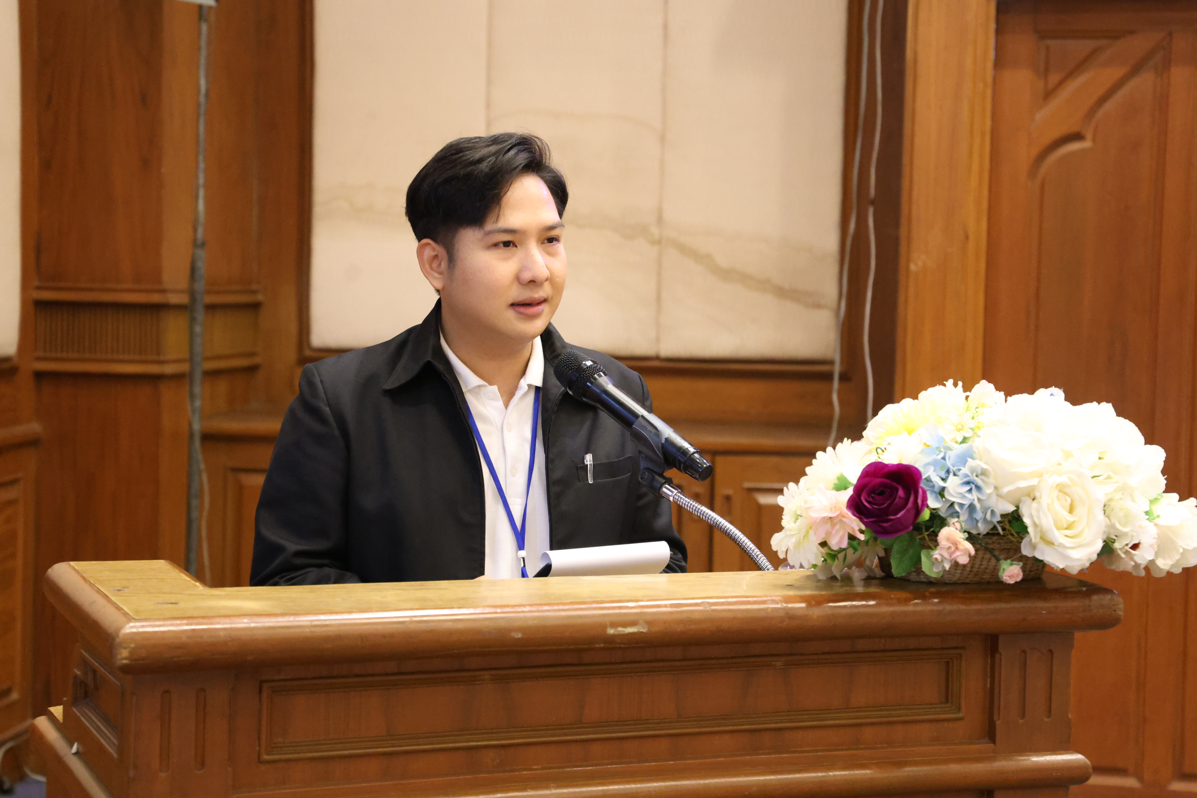 title - รองเลขาธิการ ส.ป.ก. เปิดสัมมนาเชิงปฏิบัติการพัฒนาผู้นำสถาบันเกษตรกรเครือข่าย คทช. ส.ป.ก.